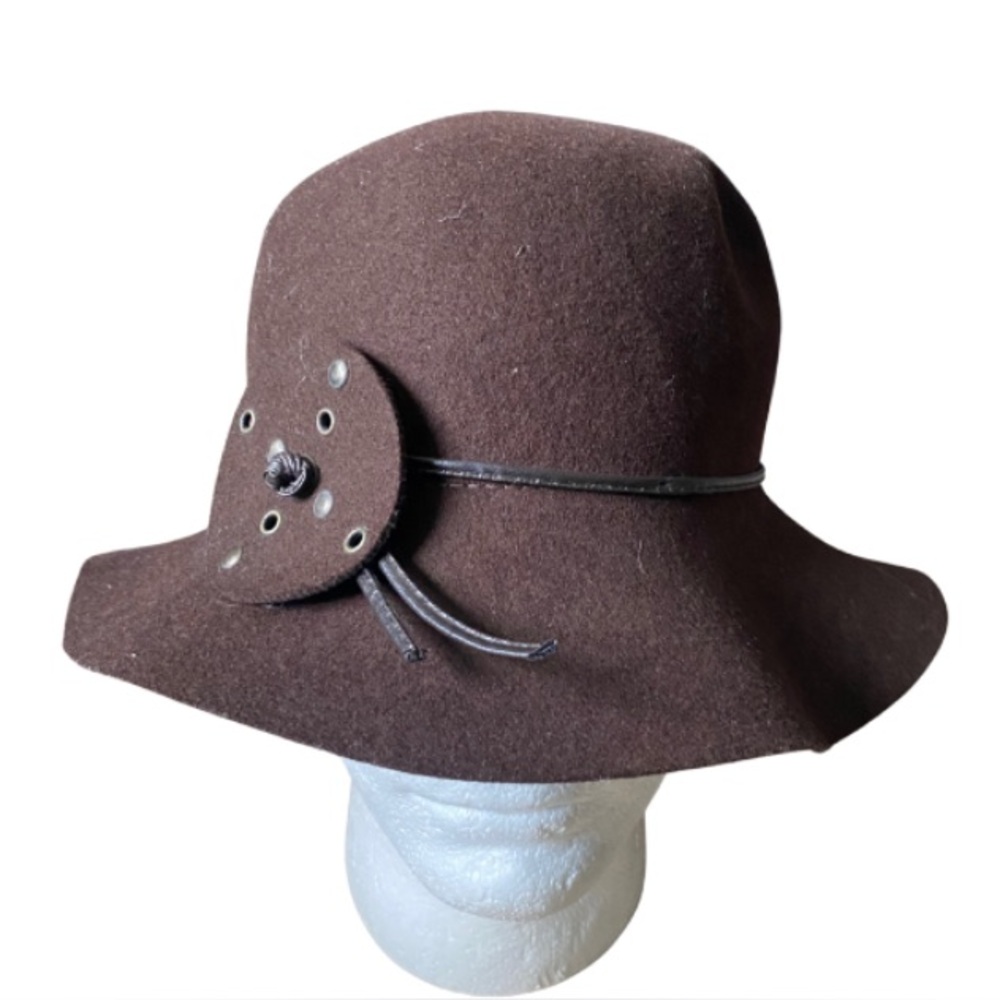 Alessandra Bacci Firenze Women’s Brown 100% Wool Hat with Tags
